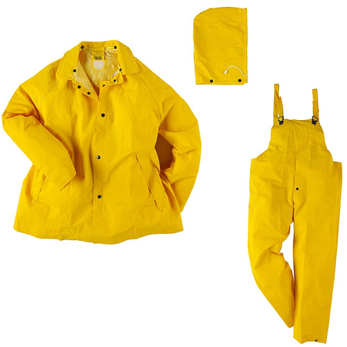 Neese Basic Economy 3 Piece Rainsuit, Yellow, 1600S, XL Neese Basic Economy 3 Piece Rainsuit, Yellow, 1600S, XL