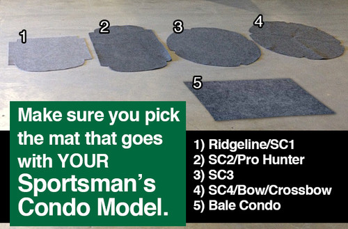 Sportsmans Condo Mat | Mat for Ridgeline, SC1, SC2 or Pro Hunter Condo | Southern Outdoor Tech