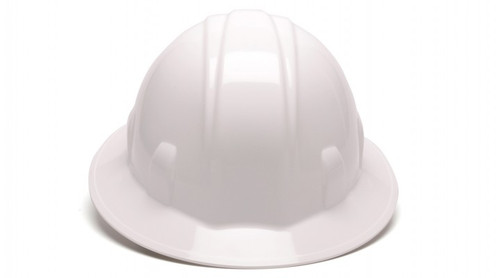 Pyramex Pyramex Full Brim Hard Hat | 4 pt Ratchet | SL Series | White HP24110