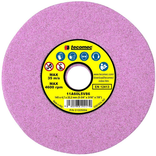 Tecomec 3/16" Pink Abrasive Grinding Wheel for 3/8" and .404 pitch chain (TL64) | 01005004 01005004