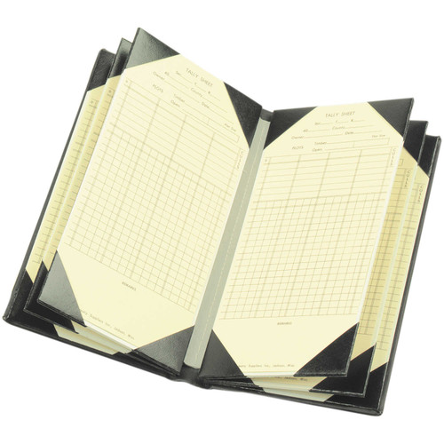 Leather 4-Sheet Hand Held Tally Book for Cruising Timber or Tallying Lumber