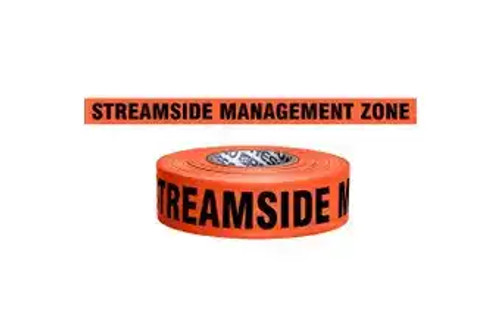 Streamside Management Zone SMZ Boundary Vinyl Roll Flagging