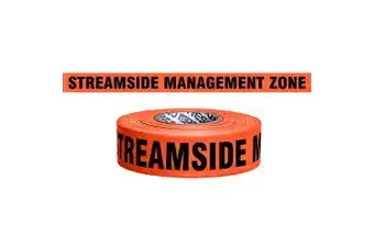 Presco Streamside Management Zone SMZ Boundary Vinyl Roll Flagging CUPGBK99
