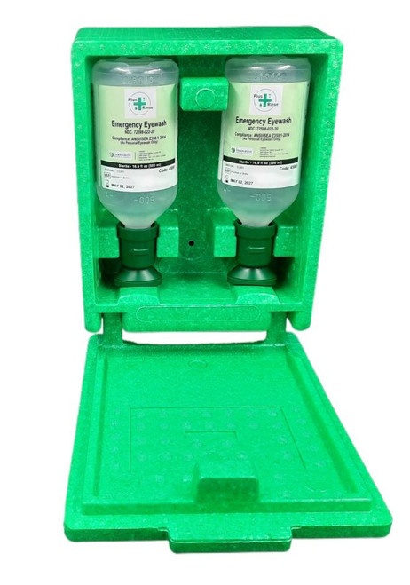 Plum Plum Plus Rinse Large Eyewash Station in Dust Proof Wall Mount Case | 48169 48169