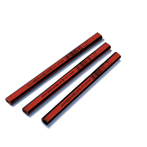 Dixon Red and Black Carpenter Pencils | 72 Count | 997-S Soft | Dixon | 19971 19971-72