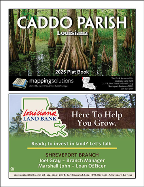 Caddo Parish 2025 Louisiana Plat Book of Landowner Maps Caddo Parish 2025 Louisiana Plat Book of Landowner Maps
