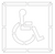 30" Handicap Pavement Stencil | 2 Piece D.O.T. Kit 