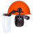 Delta Plus ProGuard CU-30L Non-Vented Loggers Chainsaw Helmet | 25dB NRR, Solid Face Shield Delta Plus ProGuard CU-30L Non-Vented Loggers Chainsaw Helmet | 25dB NRR, Solid Face Shield