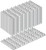 Bayou Field & Outdoors 3" x 5" Metal Truss Plates | Case of 252 Truss Plates M03052-CS