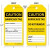 OSHA Caution Tags By-The-Roll: Barricade Tag | Cardstock