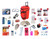 Guardian Survival 4 Person Elite Survival Kit | Red or Camo Wheeled Bag | 72+ Hours | SKT4 SKT4