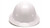 Pyramex Pyramex Full Brim Hard Hat | 4 pt Ratchet | SL Series | White HP24110