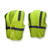 Radians SV2Z Class 2 Economy Mesh Safety Vest w/Zipper - Lime - Front & Back