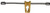 Golden Bell Golden Bell 9/16" Two Button Logging Cable Choker with Micro Midget Hook J2-MICROMIDGET