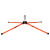 Bone Safety Bone Safety Compact Springless Sign Stand for Roll-Up Signs SZ-412