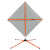 Bone Safety Compact Springless Sign Stand for Roll-Up Signs Bone Safety Compact Springless Sign Stand for Roll-Up Signs