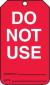 Equipment Status Safety Tag: Do Not Use | 5 pk