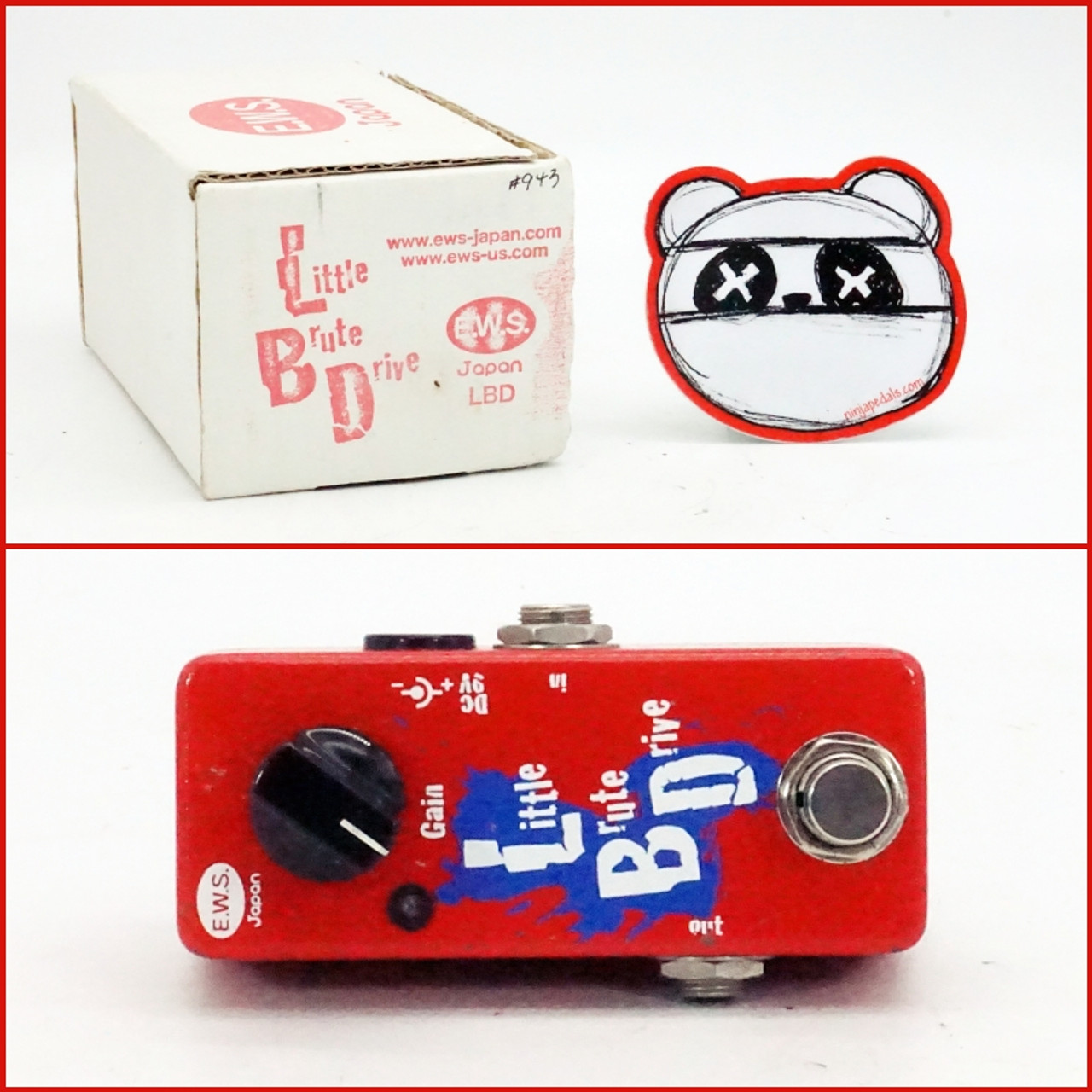 E.W.S. Little Brute Drive Overdrive w/Box - Ninja Pedals