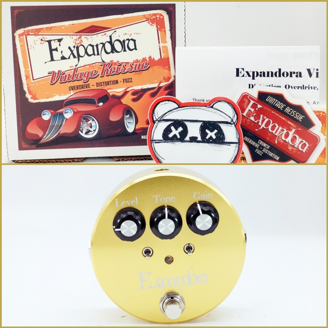 Expandora Vintage Reissue | Gold Edition | Distortion/Overdrive/Fuzz