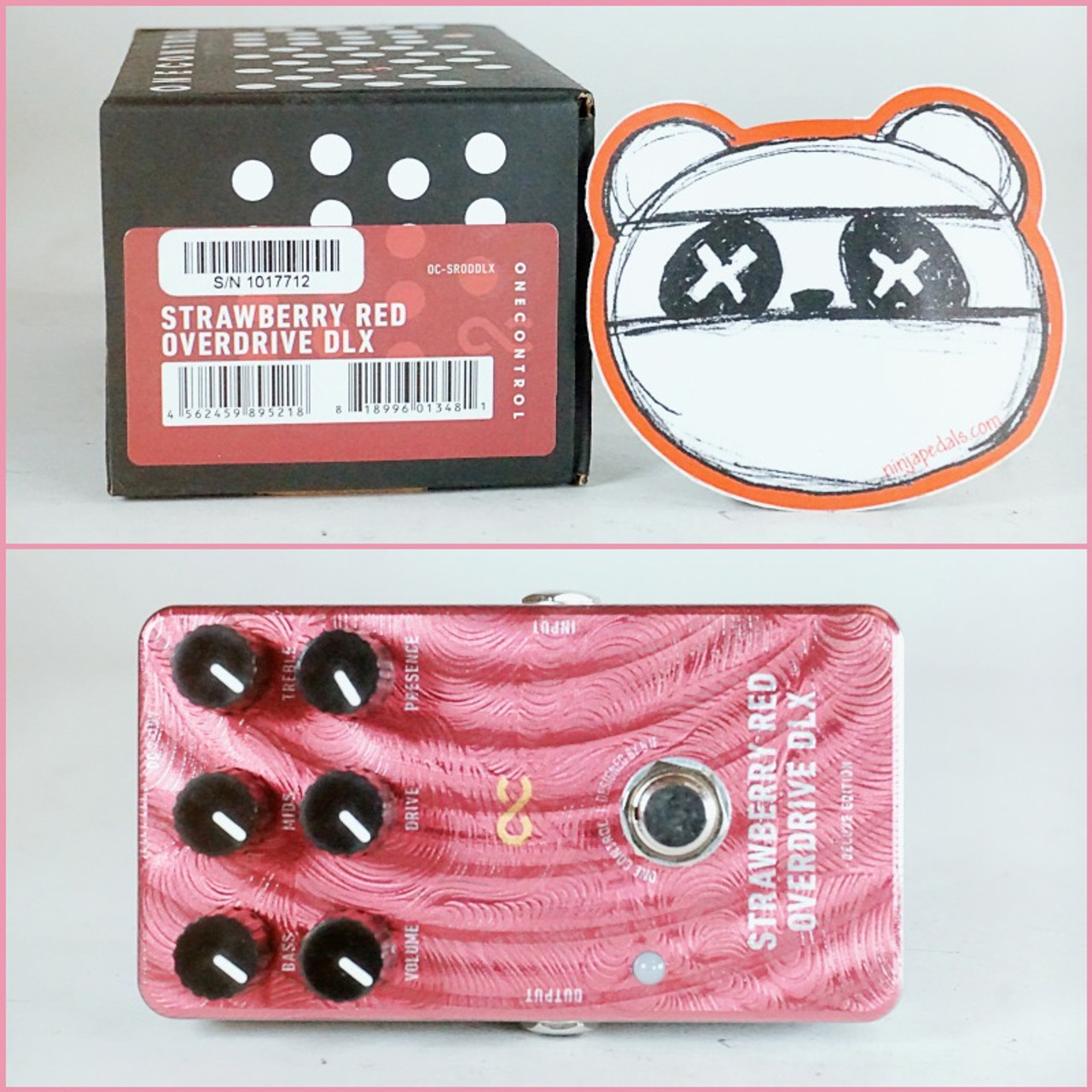 One Control Strawberry Red Overdrive DLX