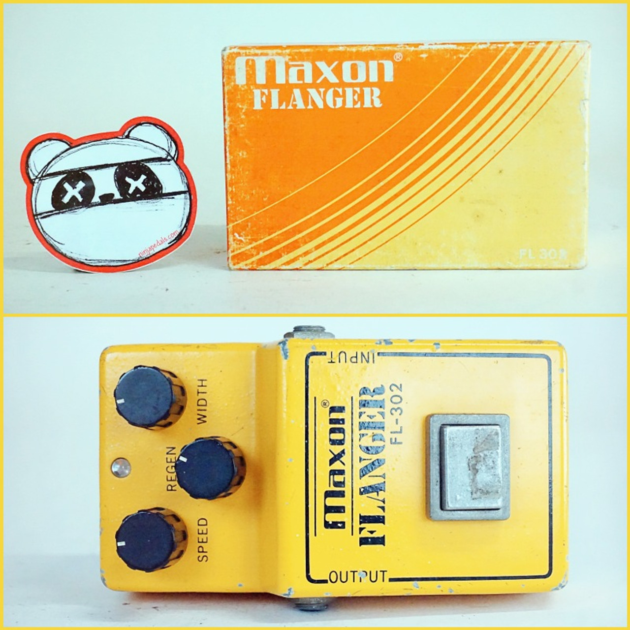 Maxon FL-302 Flanger w/Box | Vintage 1980s Made in Japan - Ninja