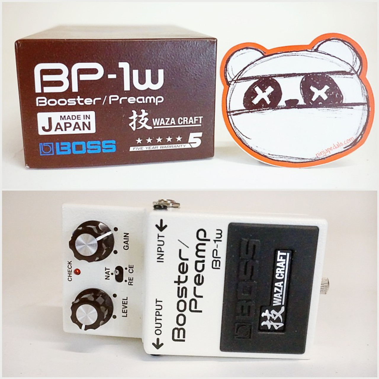 Boss BP-1W Booster / Preamp Waza Craft - Ninja Pedals