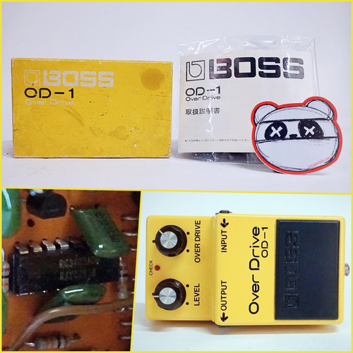 Boss OD-1 Overdrive w/Box | Rare: 1979 Raytheon RC3403ADB Chip