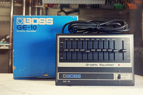 Boss GE-10 Graphic EQ w/Original Box | Vintage 1979 (Made in Japan)