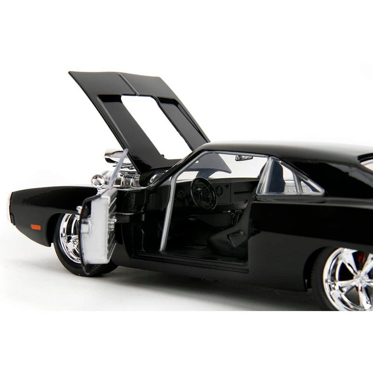 ミニカー 1:24  1970 DODGE CHARGER R/T w/DOM Fast and the Furious Dom's 1970 Dodge Charger RT Bare Metal