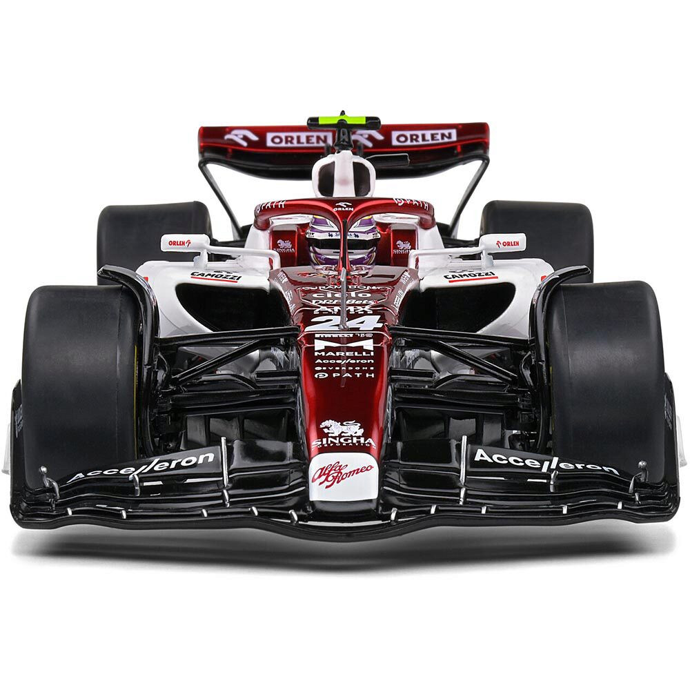 2022 Alfa Romeo F1 C42 Z.Guanyu White Canada GP 2022 1:18 Scale