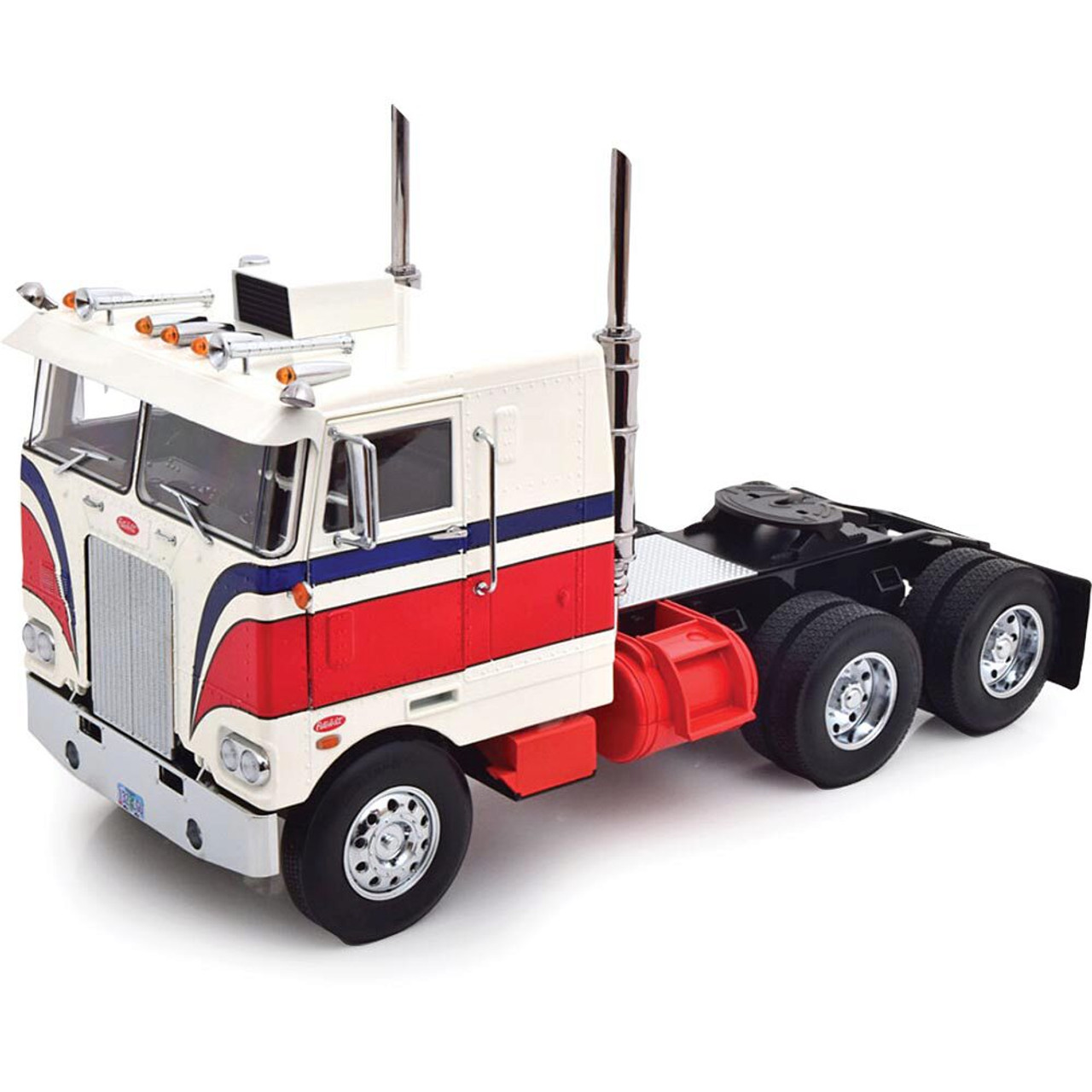 1977 Peterbilt 352 Pacemaker Bullnose - White/Red/Blue 1:18