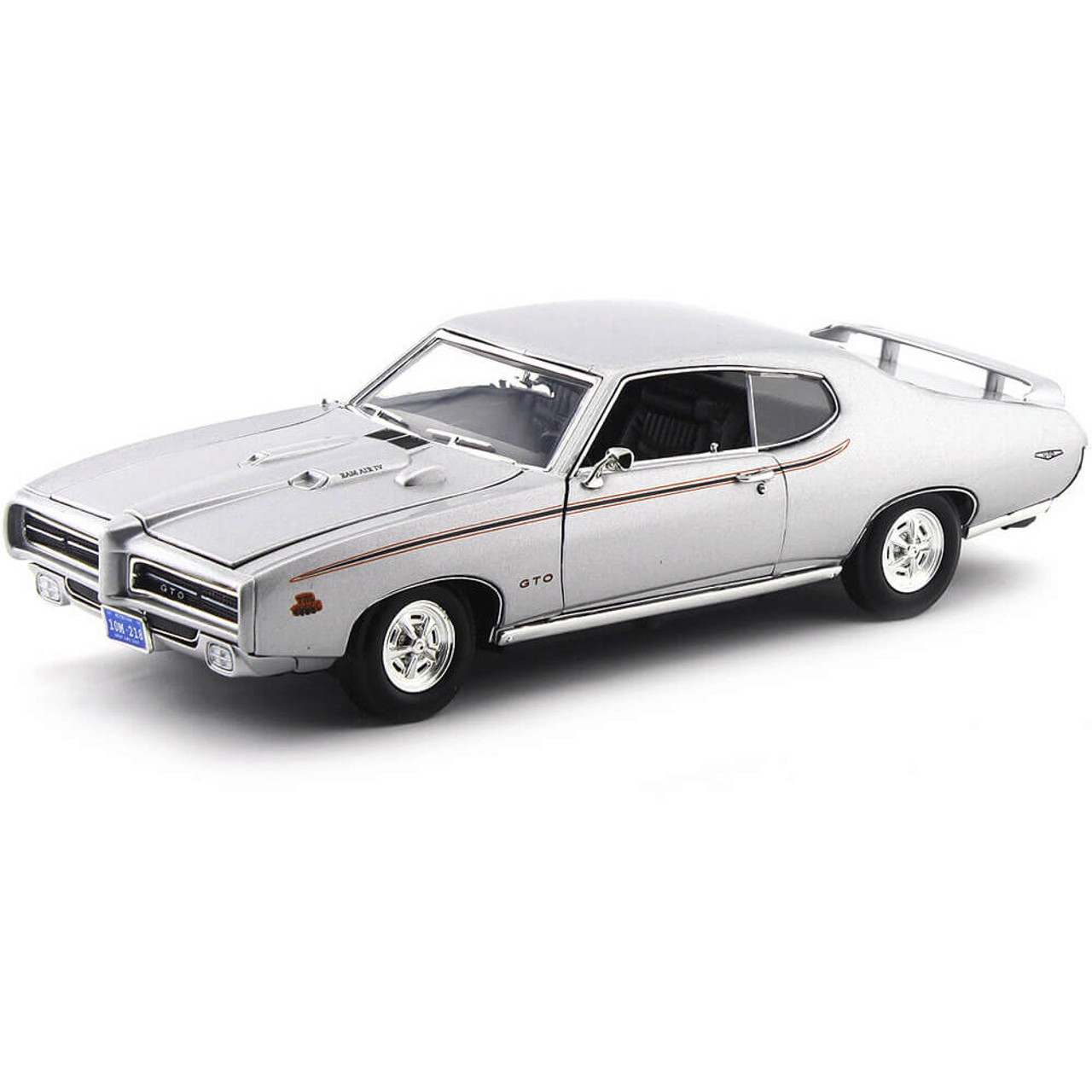 1969 Pontiac GTO Judge - Silver 1:18 Scale | Collectable Diecast