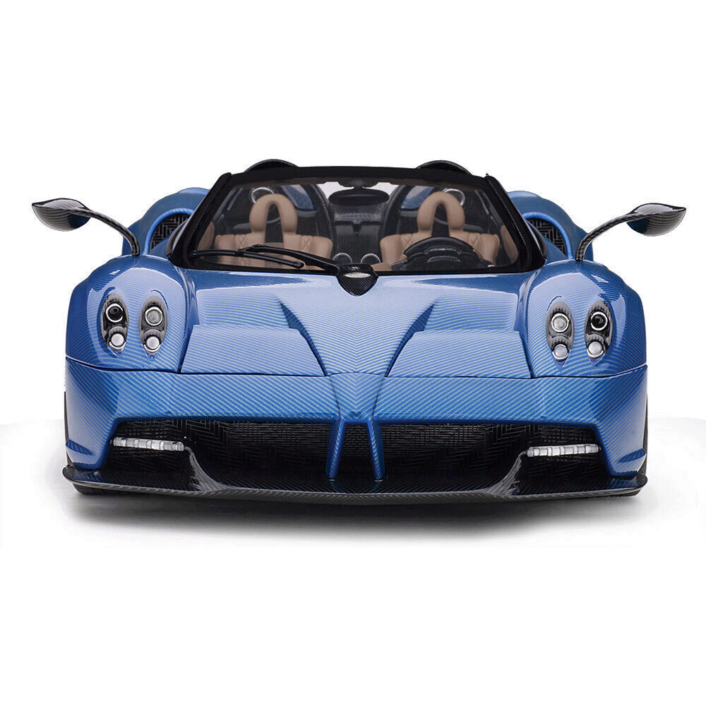 Pagani Huayra Roadster ダークブルー Pagani Huayra Roadster - Blu Tricolore Carbon Fiber 1:18