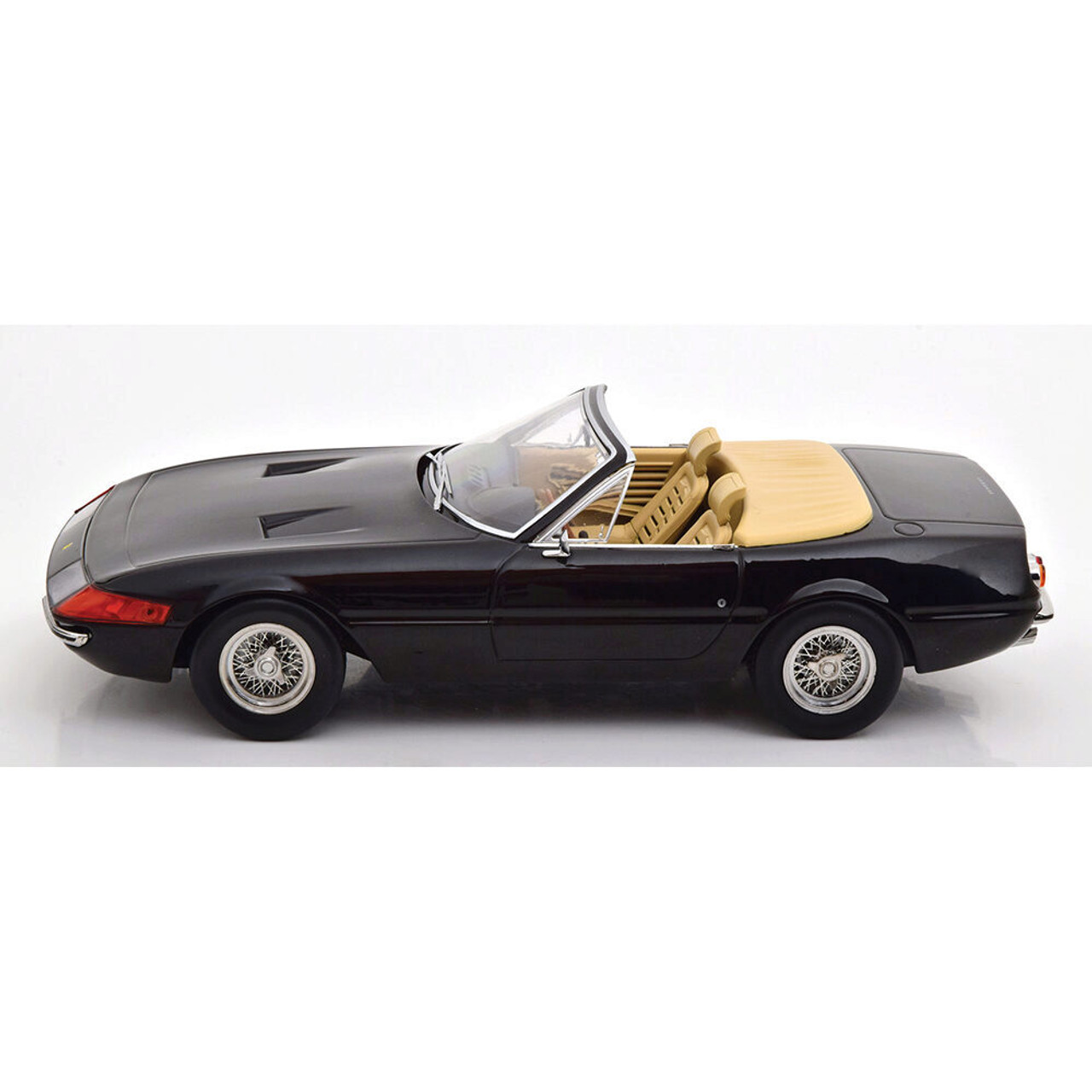 ミニカー 1/18 Ferrari 365 GTS/4 Daytona Spider 1969 Ferrari 365 GTS Daytona Cabriolet - Black 1:18 Scale