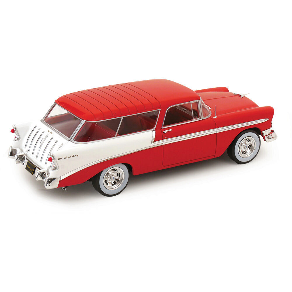 1956 Chevrolet Bel Air Nomad Custom - Red 1:18 Scale | Collectable