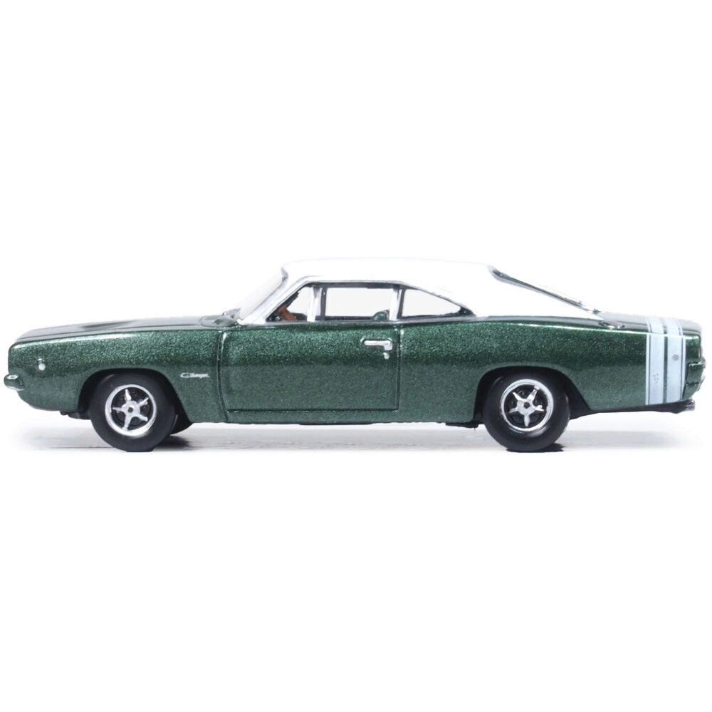 1968 Dodge Charger - Racing Green / White 1:87 Scale | Collectable