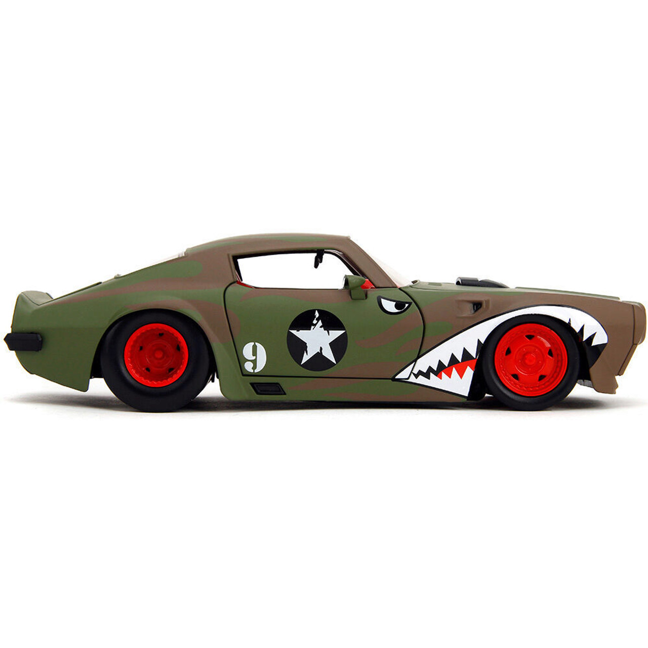 廃盤　1/24　JadaTOYS 1972 ポンティアック ファイヤーバード 1972 Pontiac Firebird Shark Mouth 1:24 Scale | Collectable