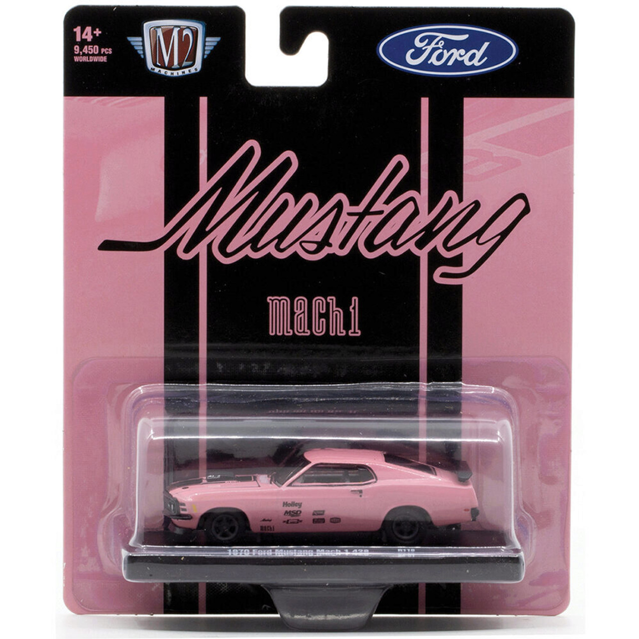 1970 Ford Mustang Mach 1 428 - Pink 1:64 Scale | Collectable