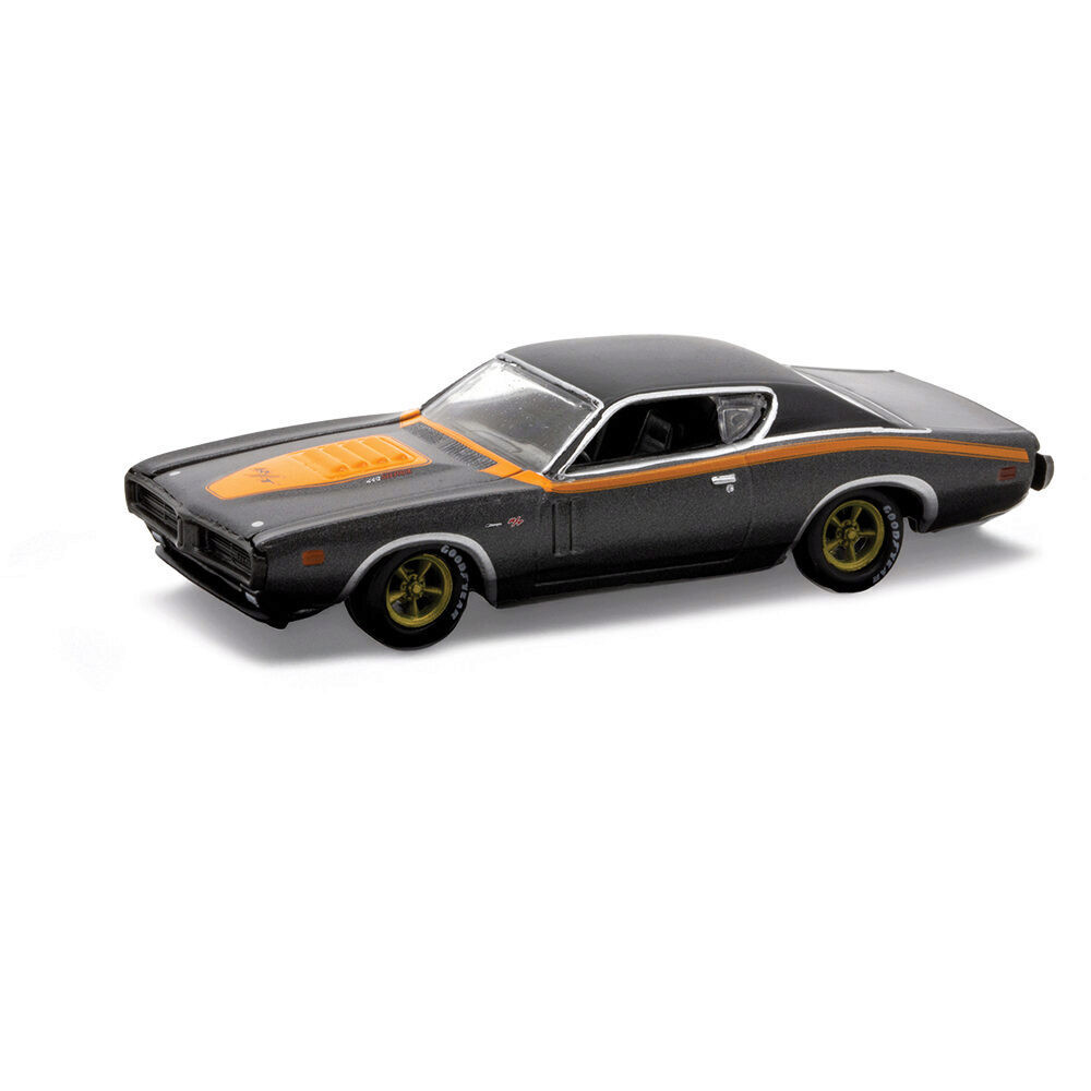 ミニカー 1971 CHARGER R/T 1971 Dodge Charger R/T 400 Six Pack - Black 1:64 Scale