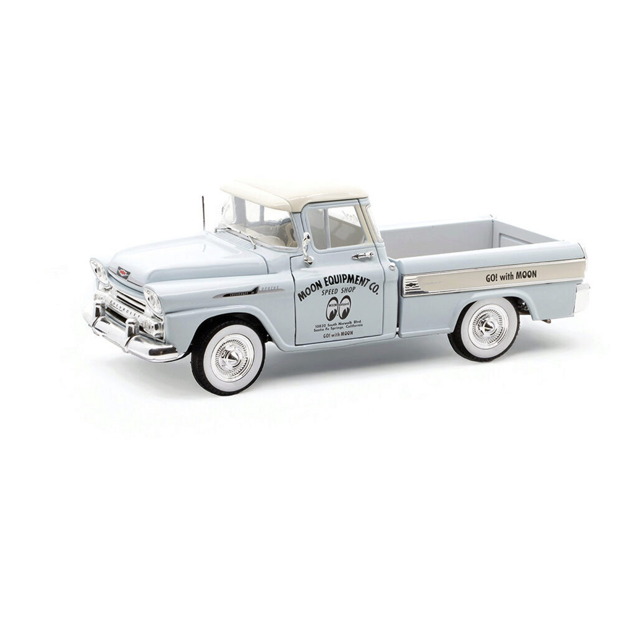 M2 1958 シボレー　アパッチ・カメオ - ムーンアイズ 1958 Chevrolet Apache Cameo Moon Eyes | M2 Machines