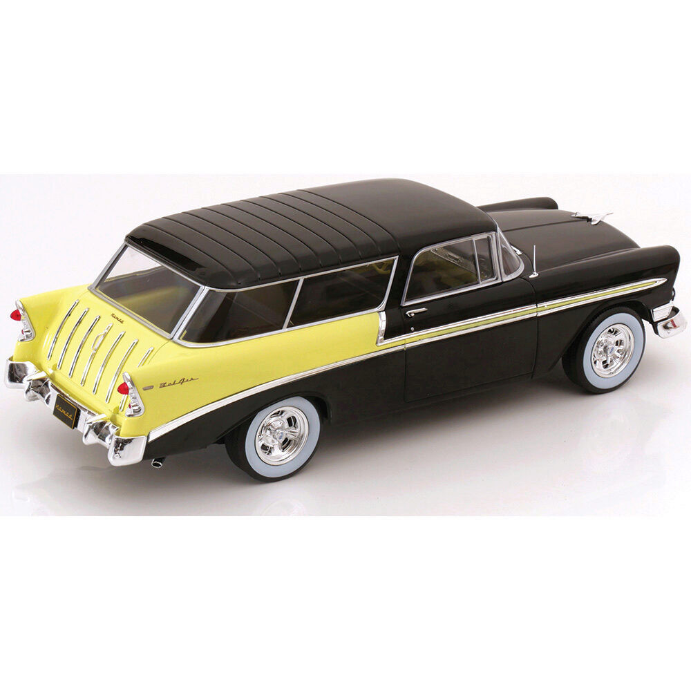 1956 Chevrolet Bel Air Nomad Custom - black/yellow 1:18 Scale
