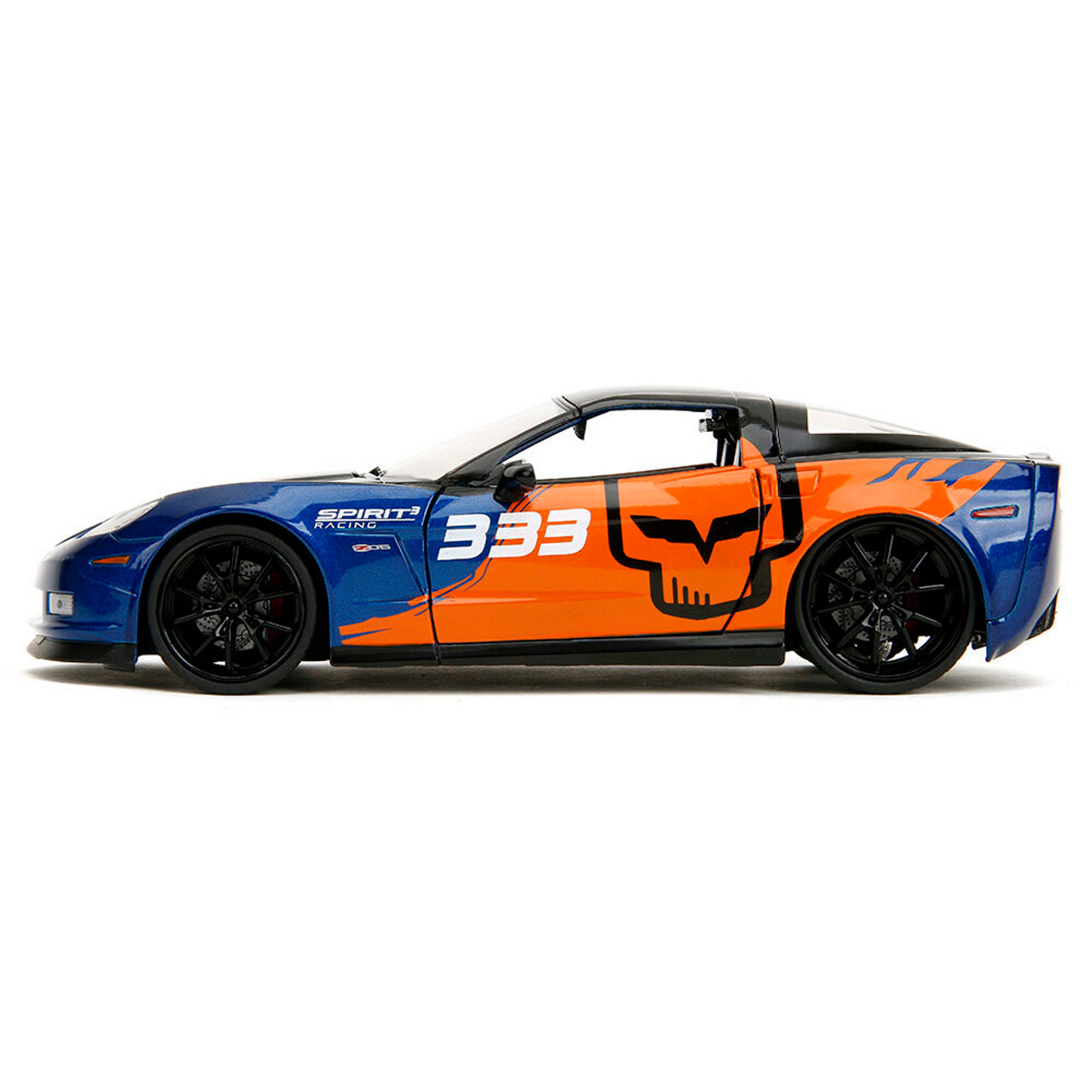 2006 Corvette Z06 - Blue & Orange 1:24 Scale | Collectable