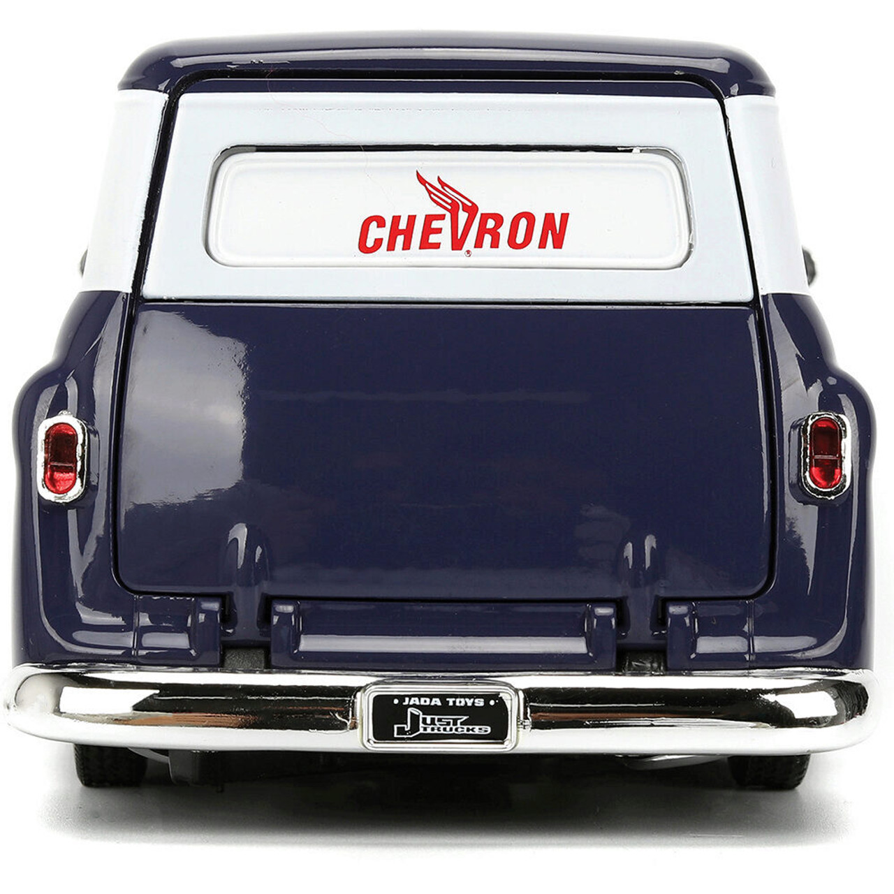 1957 Chevy Suburban with Chevron Gas Pump 1:24 Scale