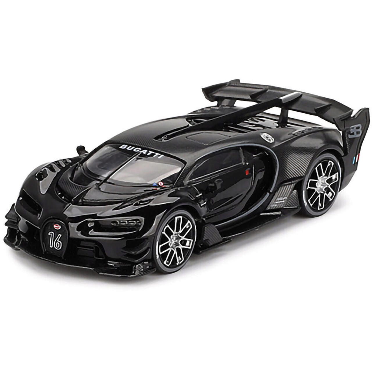 Bugatti Vision Gran Turismo - Black - Mijo 1:64 Scale