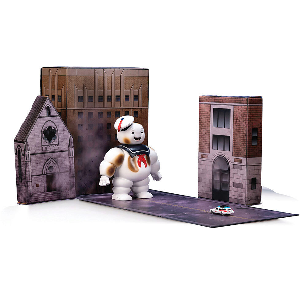 SF+ファンタジー+ホラー Puft and Ghostbusters Ecto-1 Ghostbusters Stay Puft Marshmallow Man & ECTO-1 - Nano Rides