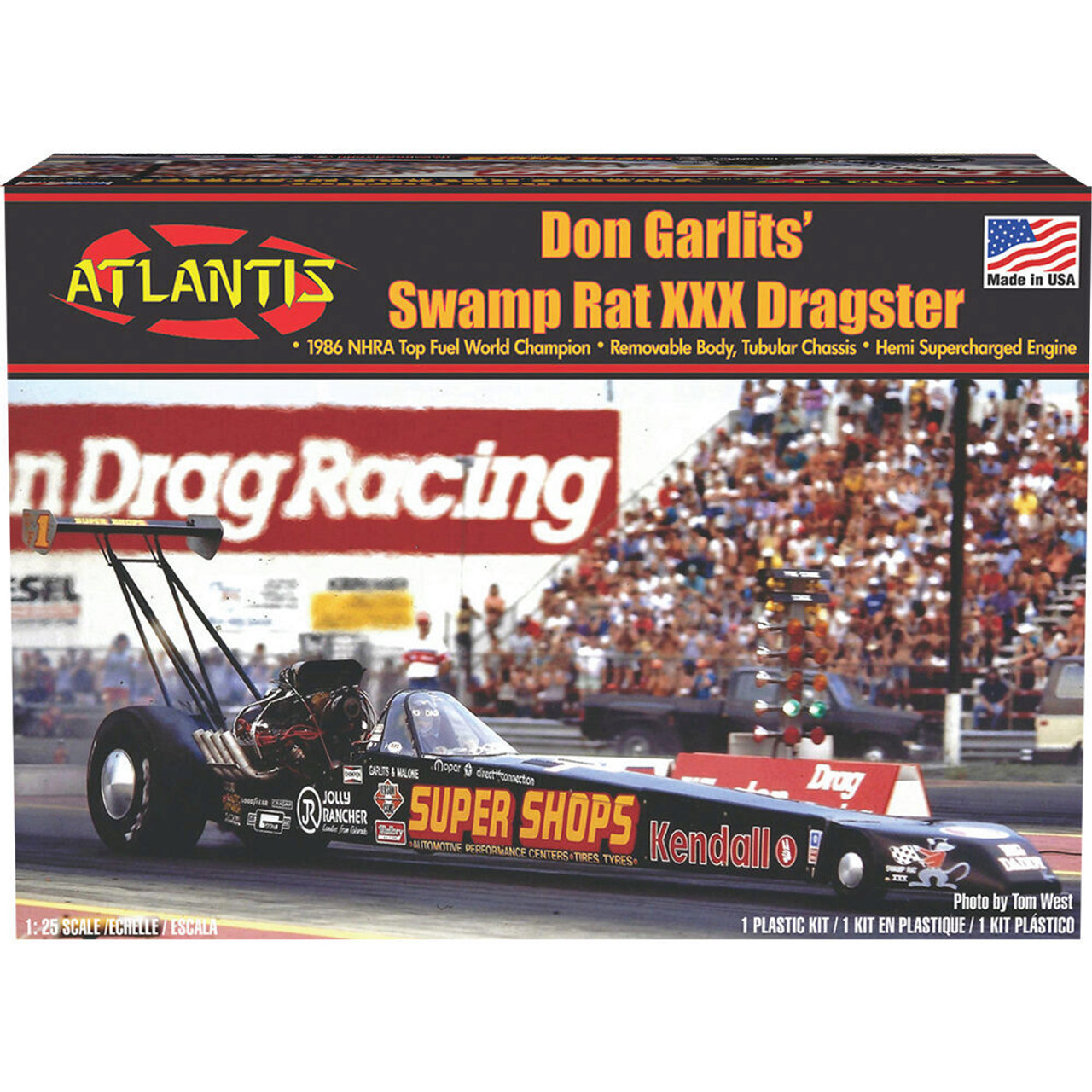 ☆【未開封】レベル・Don Garlits '74 Dragster 1/25 Revell 7140 1/25 Scale Don Garlits 1974 AA/FD Fuel Dragster