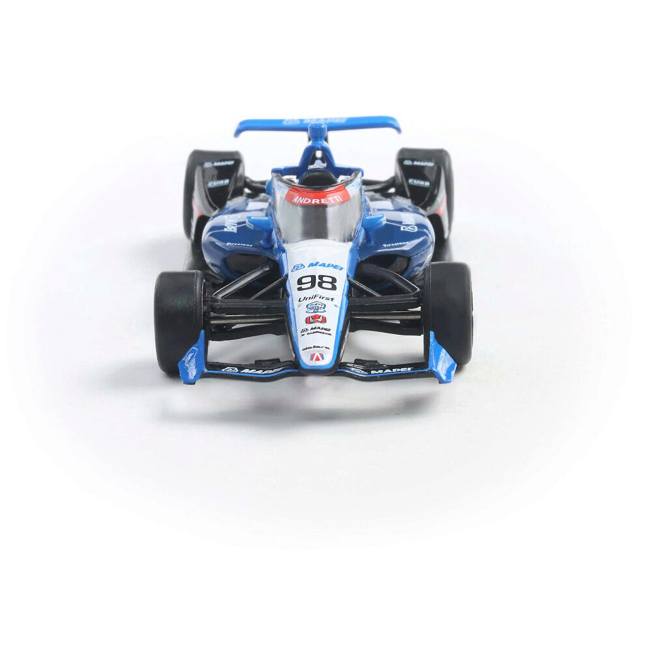 【NTTインディカーシリーズ ミニチュア彫刻】 NTT INDYCAR Series - Blank White Autograph Car (Super