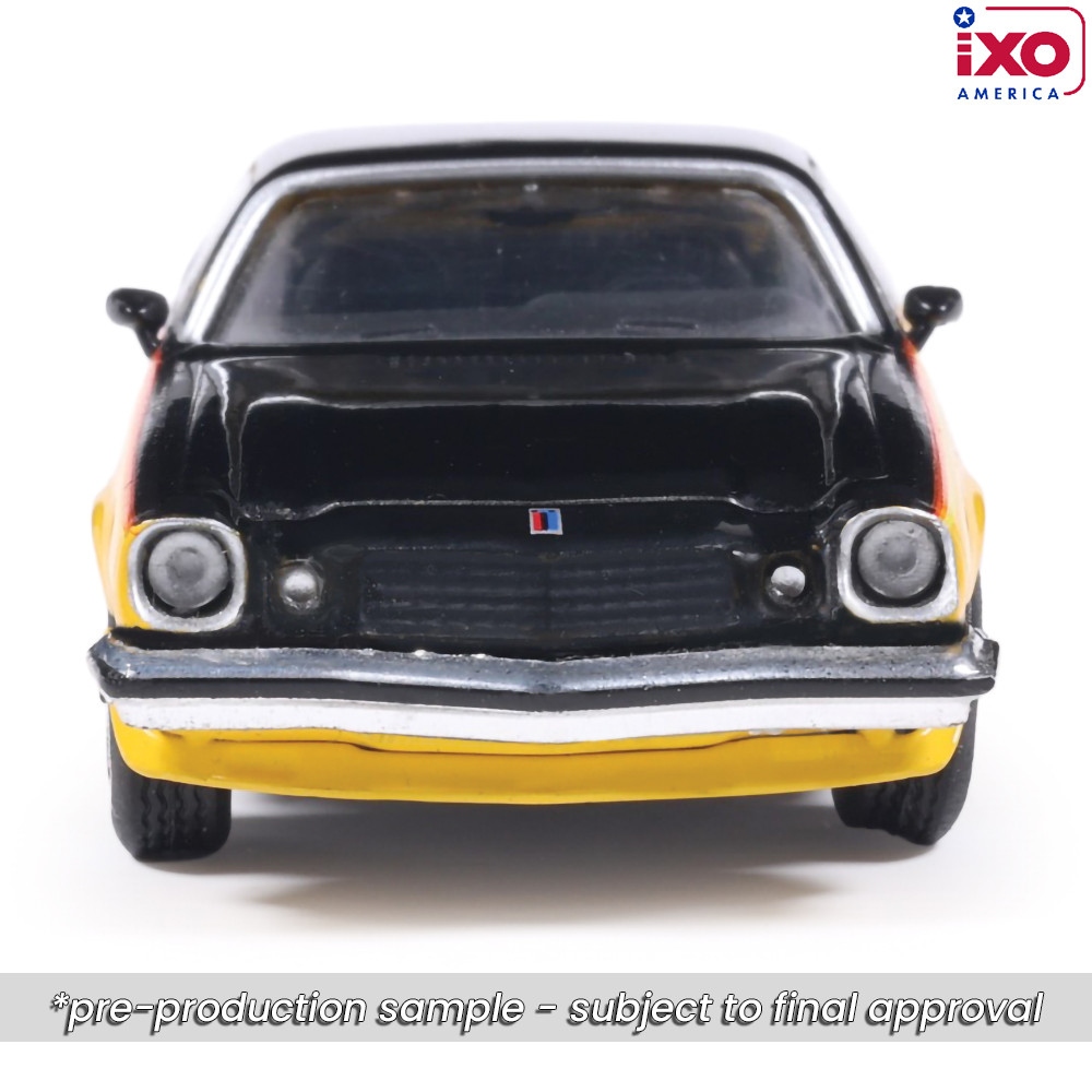 1976 Chevrolet Camaro Rally Sport - Bright Yellow and Black 1:64