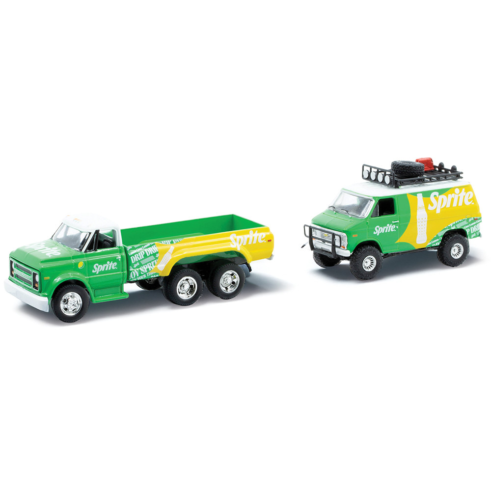 1970 Chevrolet C60 Truck Custom & 1971 Chevrolet Van G10 4X4 1:64