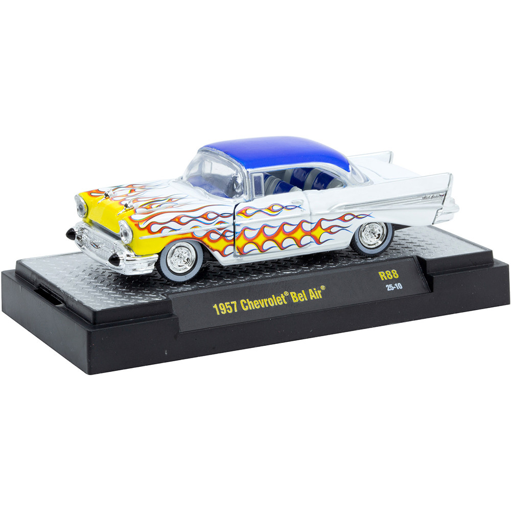 Miniature Majorette Hot Rods 1/32 – Chevy 1957 N°2604 – Métal, Avec Boîte
